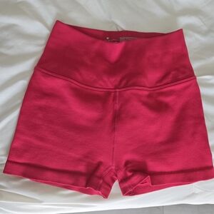 PINK Victoria's Secret Fuchsia High-Waist Shorts